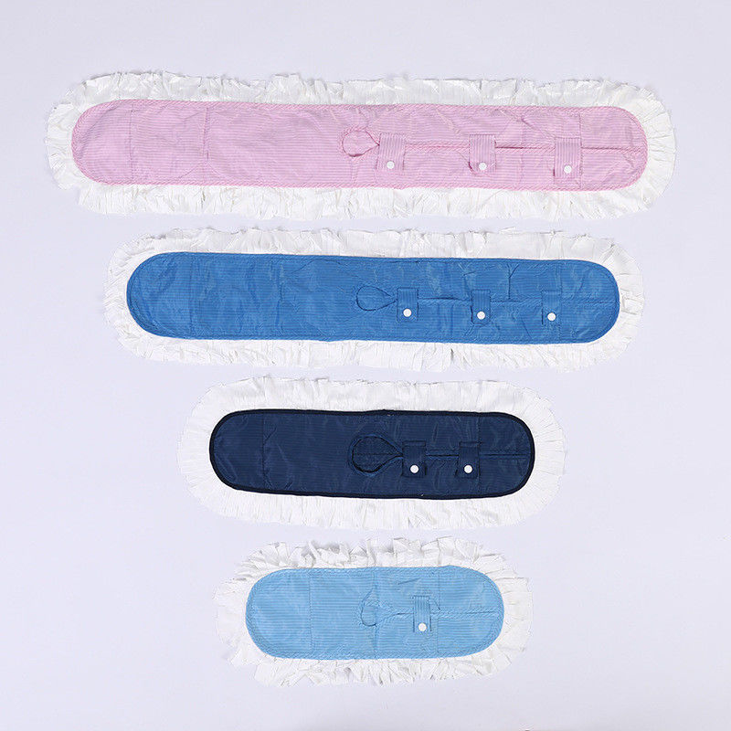 Large Suface Easy To Replace Cleanroom Microfiber String Mop For ESD Workshop