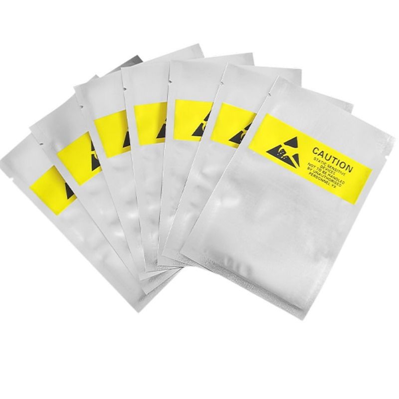 Electronics Protection Custom Anti Static Shielding Plastic Bags For Motherboard Hard Drive Self-Sealing Safety Packaging